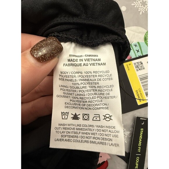 NWT Nike Small Women Tempo Dri-Fit Mid Rise Brief-Lined Running Shorts 3” Black - Picture 9 of 10